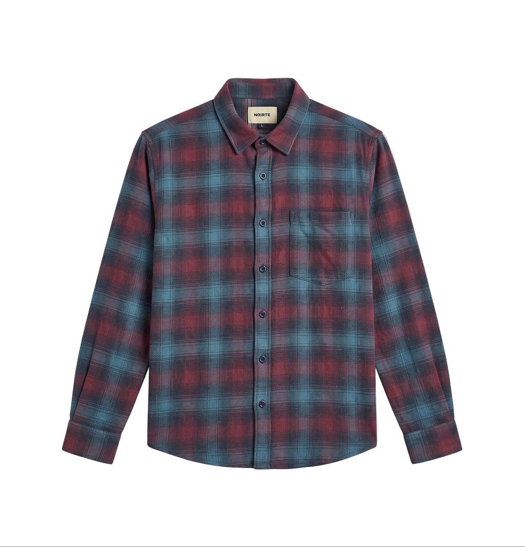 Midnight Flannel SHIRT by NOIRTE