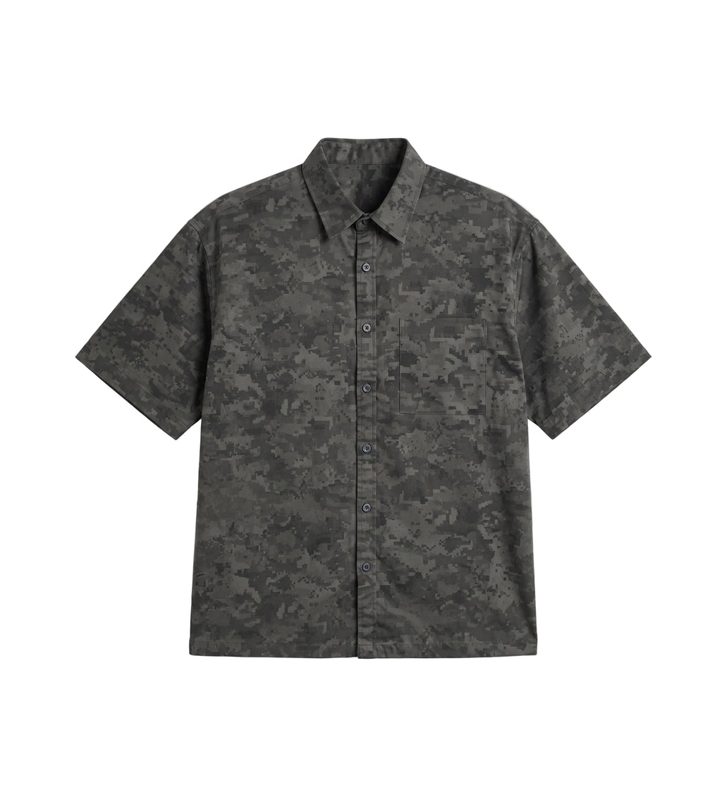 GREY UTILITY SHIRT SHIRT by NOIRTE