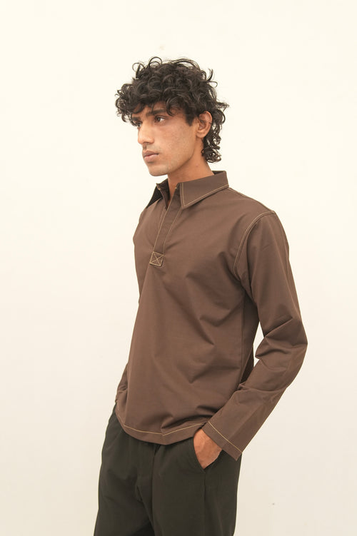 BROWN POLO