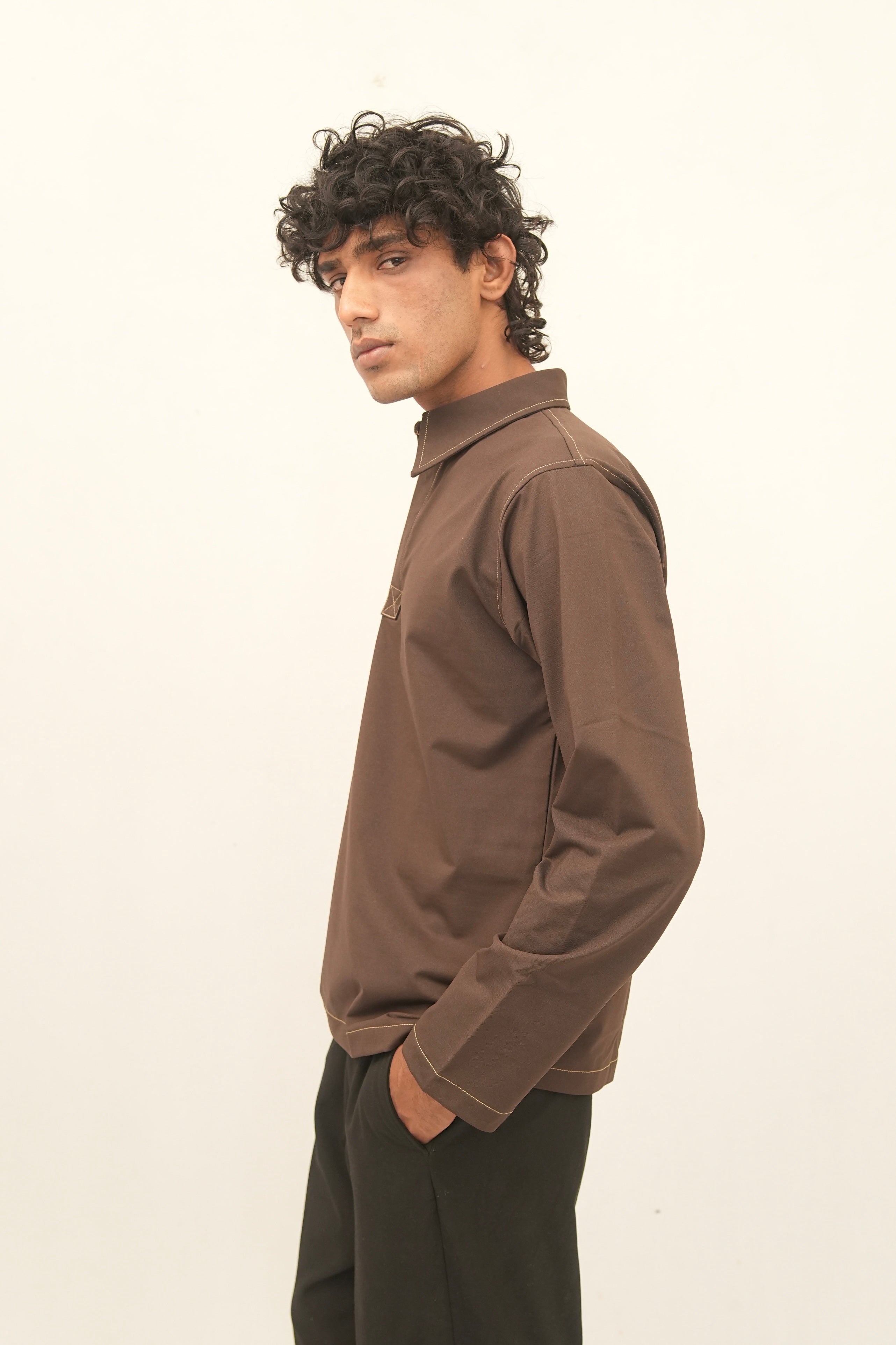 BROWN POLO