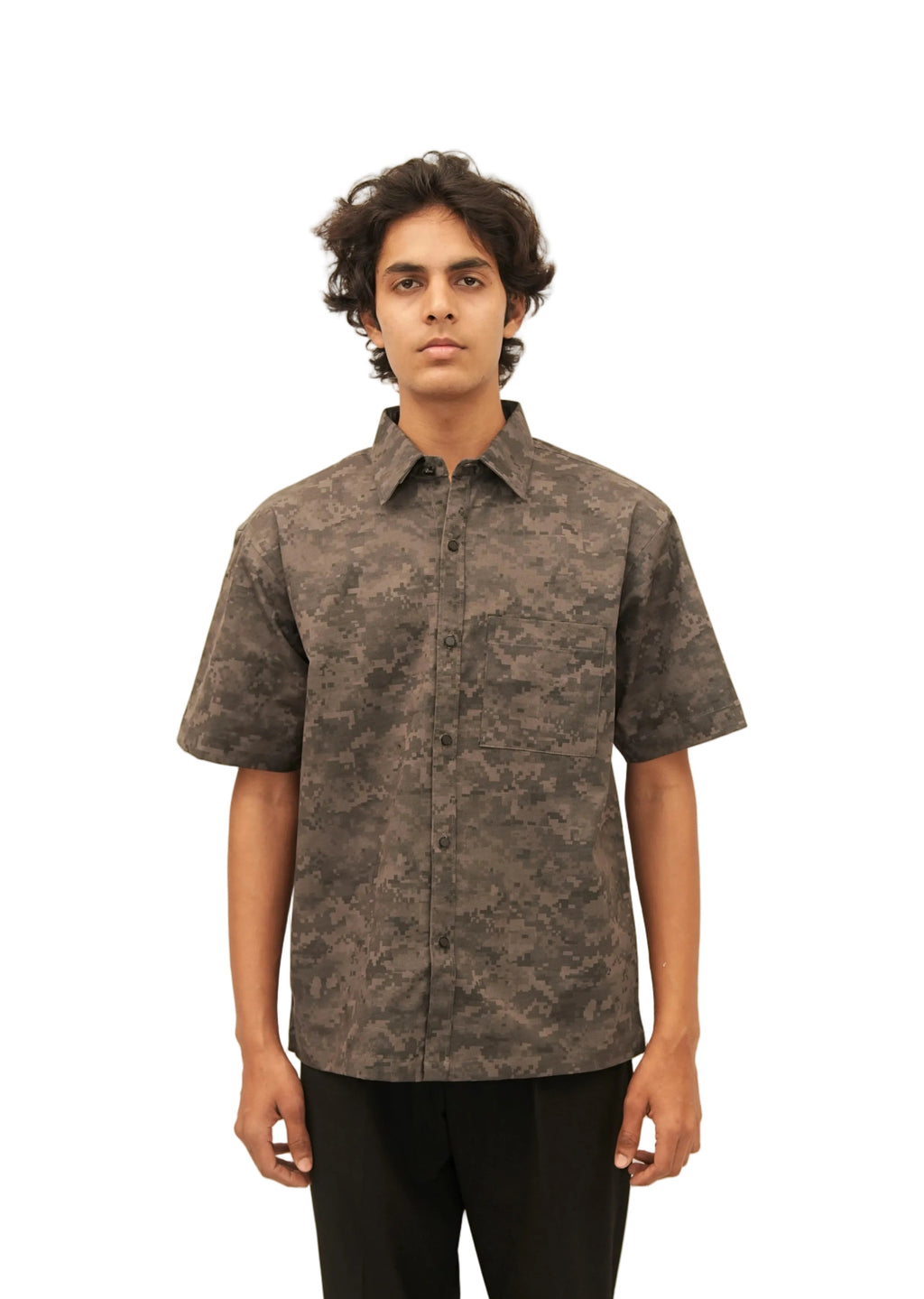 GREY UTILITY SHIRT