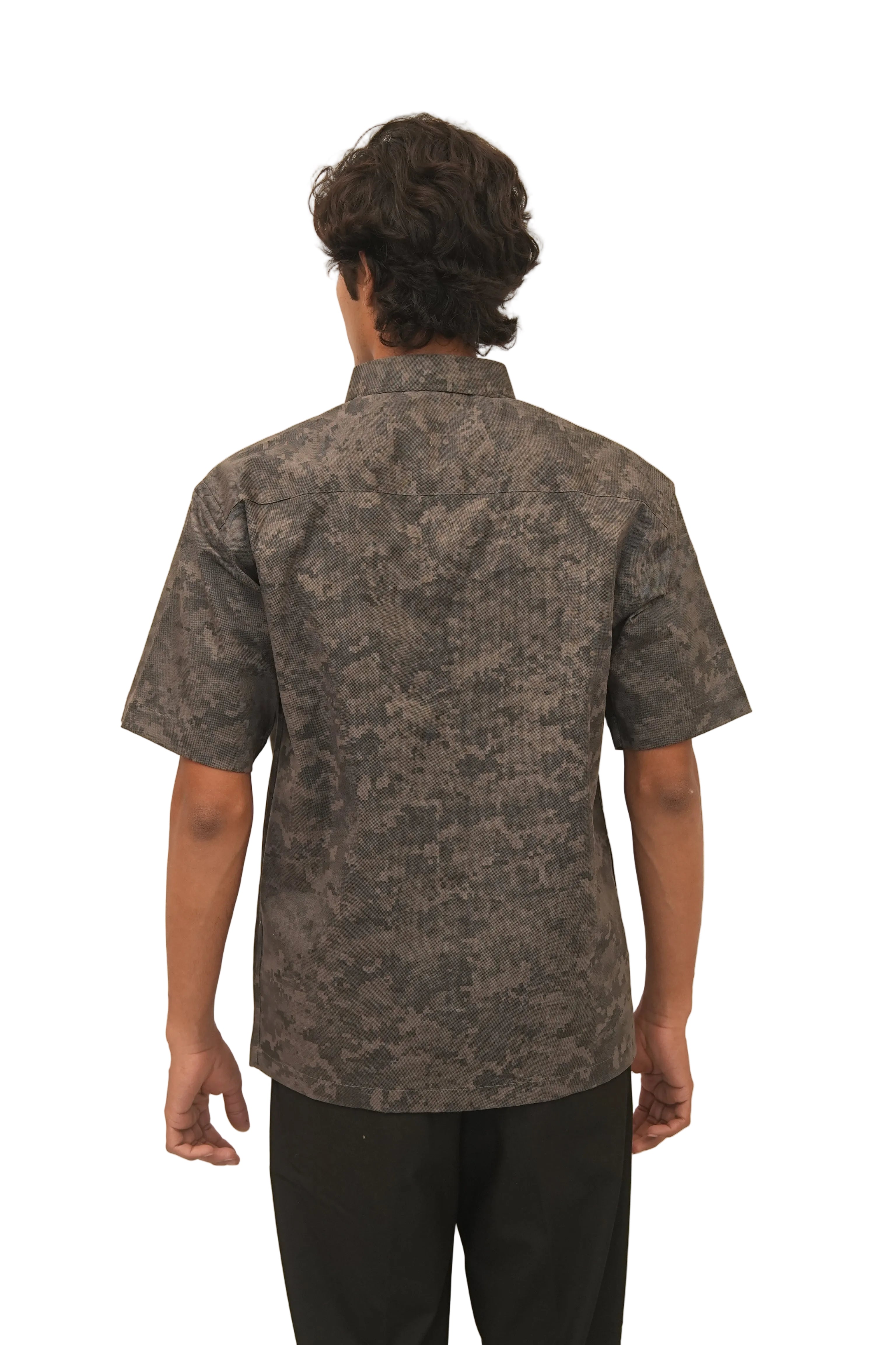GREY UTILITY SHIRT