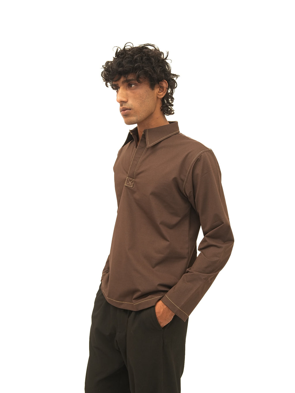 BROWN POLO