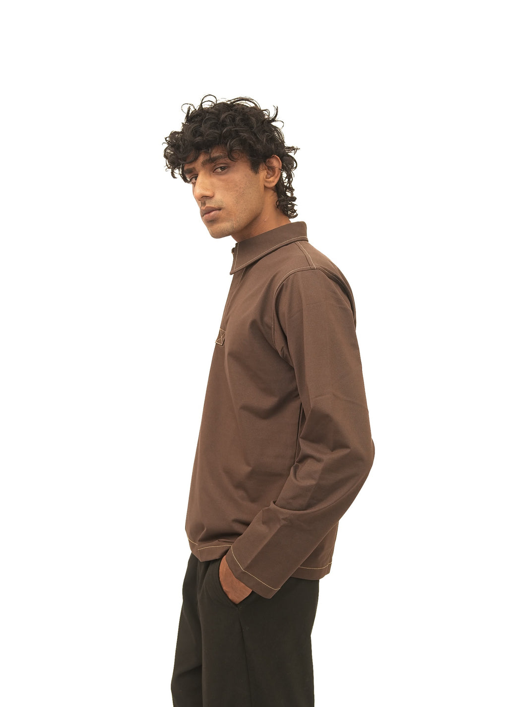 BROWN POLO